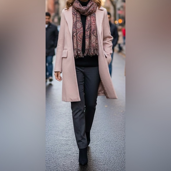 Badgley Mischka Jackets & Blazers - Badgley Mischka Women's light pink Coat